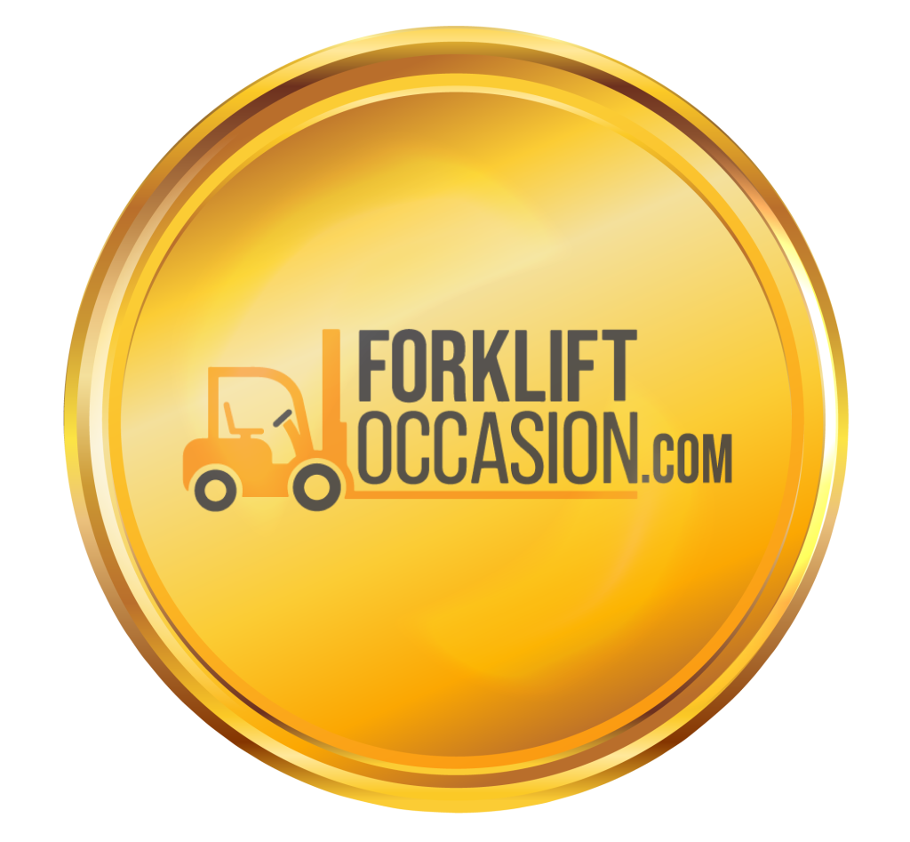 forklift gold coin icon